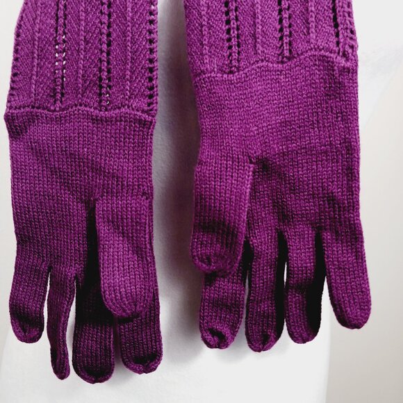 NWT Missoni For Target "Rare" Long Gloves, Passion Purple, One Size - Picture 8 of 14